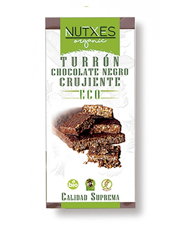 Turron chocolate leche crujiente NUTXES 200 gr ECO