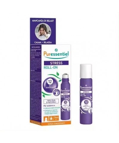 Roll-on sos antiestres 12 aceites esenciales PURESSENTIEL 5 ml