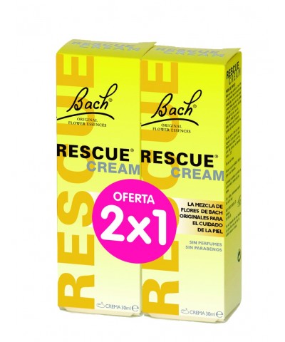 OFERTA Rescue crema FLORES DE BACH 30 gr + Rescue crema ¡GRATIS!