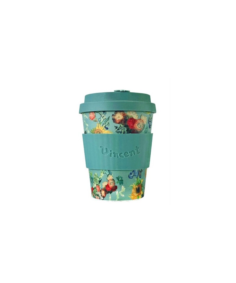 Vaso de bambu Van Gogh flowers Ref.038 ALTERNATIVA 3 (350 ml)