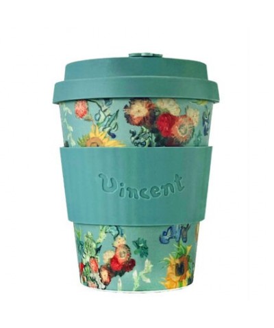 Vaso de bambu Van Gogh flowers Ref.038 ALTERNATIVA 3 (350 ml)