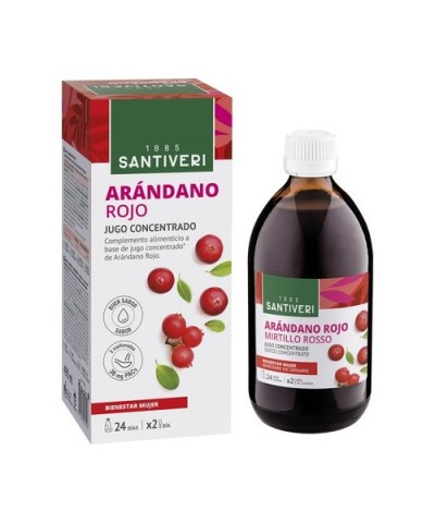 Jugo arandano rojo concentrado 490 ml SANTIVERI