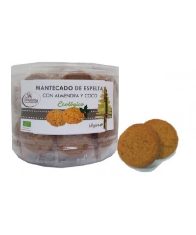 Bote mantecados almendra coco CAMPESINA 1 kg BIO