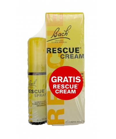 OFERTA Rescue remedy spray FLORES DE BACH 20 ml + Rescue crema ¡GRATIS!