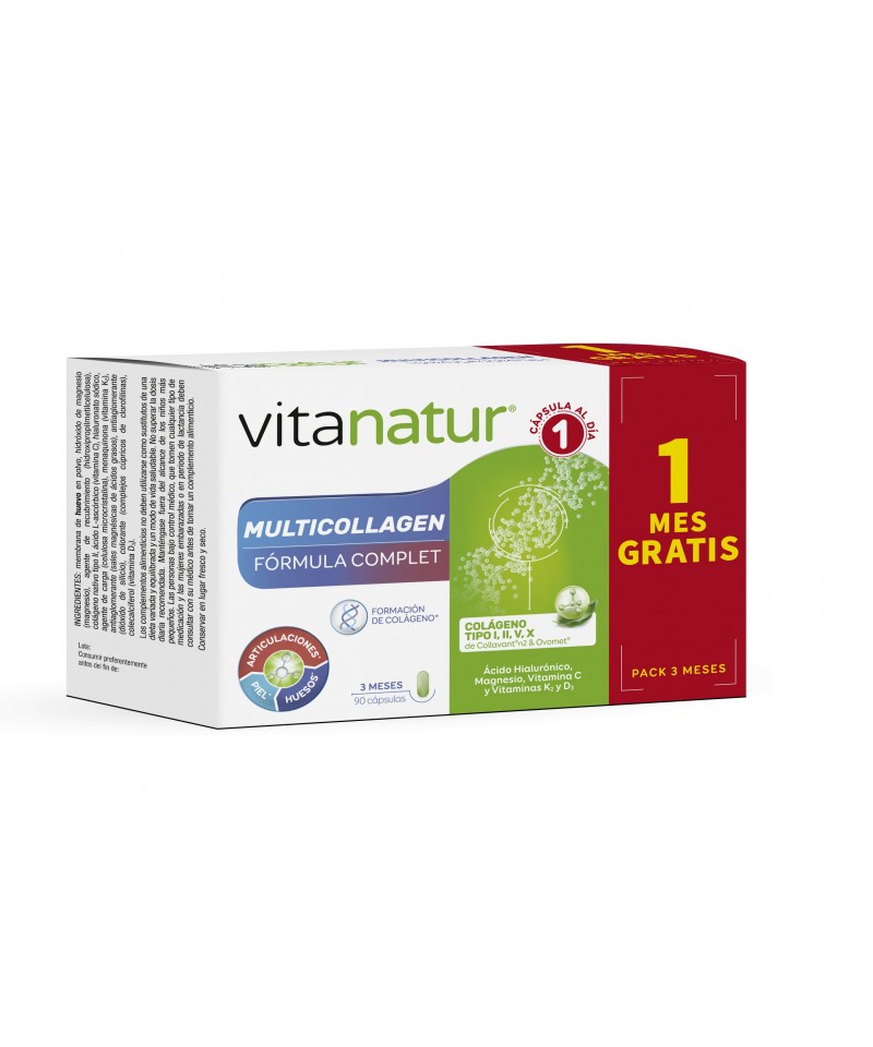 OFERTA multicollagen VITANATUR 30 comprimidos ¡1 MES GRATIS!