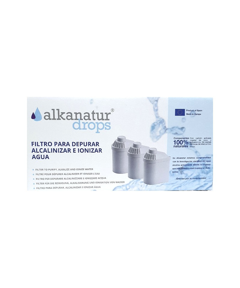 Pack baja emision filtros drops ALKANATUR